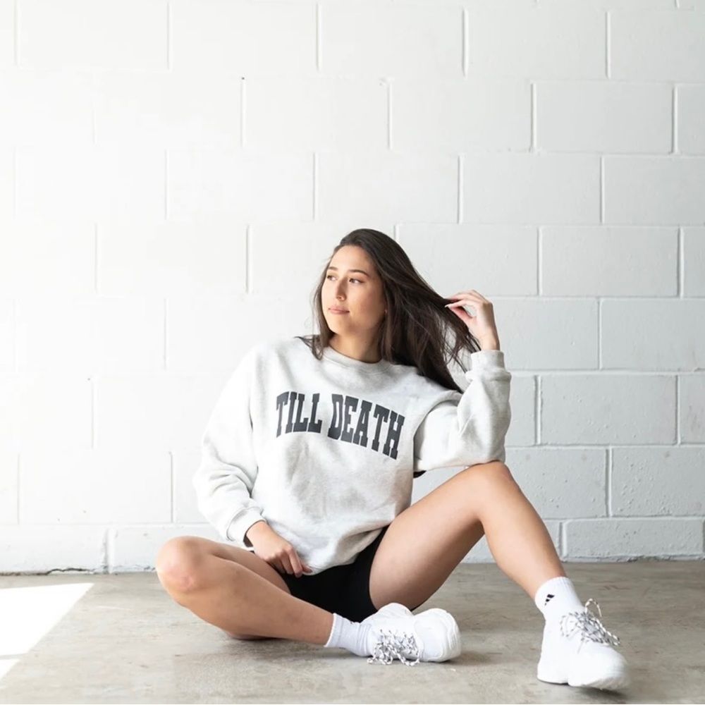 NWT Wool + Pepper Co. TILL DEATH Crewneck Sweatshirt